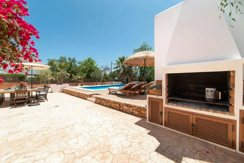 Casa Villa 4 Dormitorios Ibiza Piscina Privada Vistas Montaña