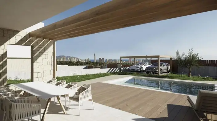 Villa en Finestrat 3 Dormitorios Piscina Privada Vistas Benidorm