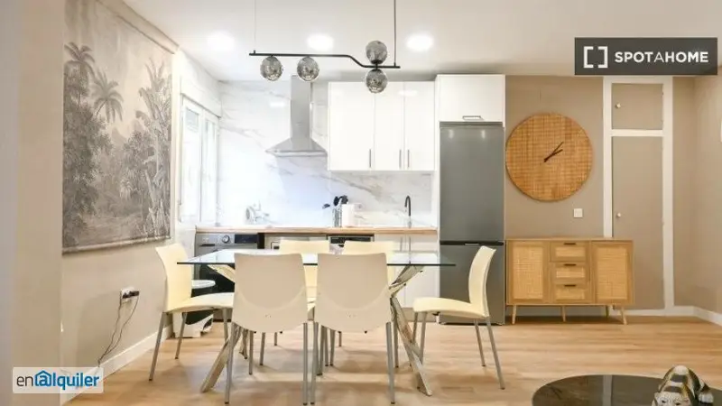 Piso 3 Habitaciones Amueblado Madrid