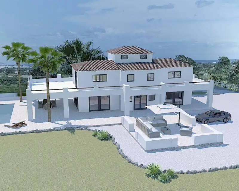 Villa de Lujo con Vistas al Mar en Pedreguer