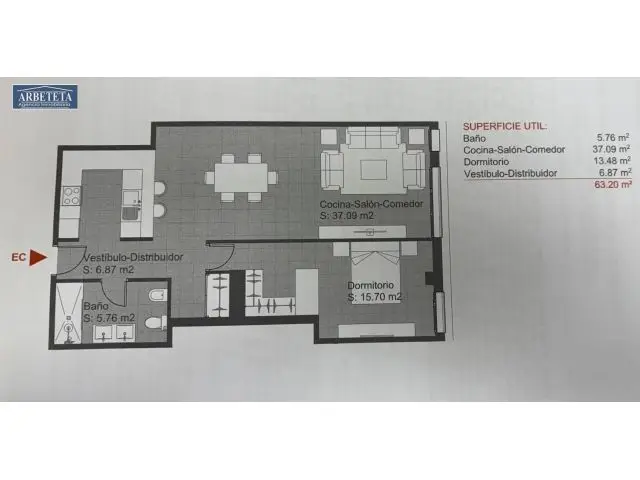 Apartamento nuevo en Guadalajara Calle Siguenza