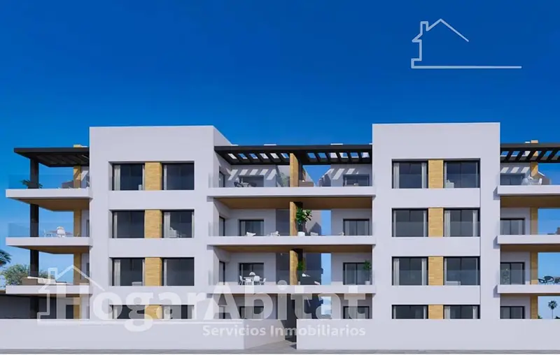 Venta de piso con piscina y terraza en Nueva Torrevieja, Aguas nuevas, Centro