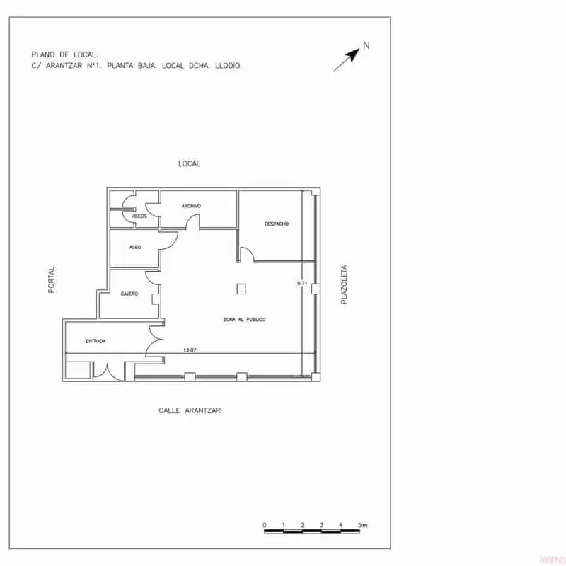 Local Comercial en Venta Llodio 119m2 Esquina