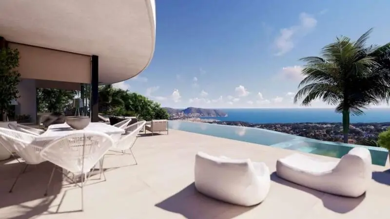Villa de Lujo con Vistas al Mar en Moraira 4 Dormitorios