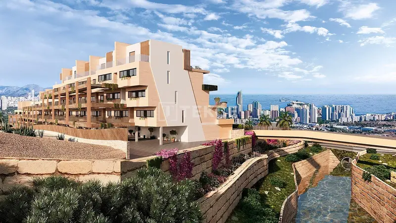 Modernos Apartamentos con Vistas Panorámicas al Mar en Finestrat