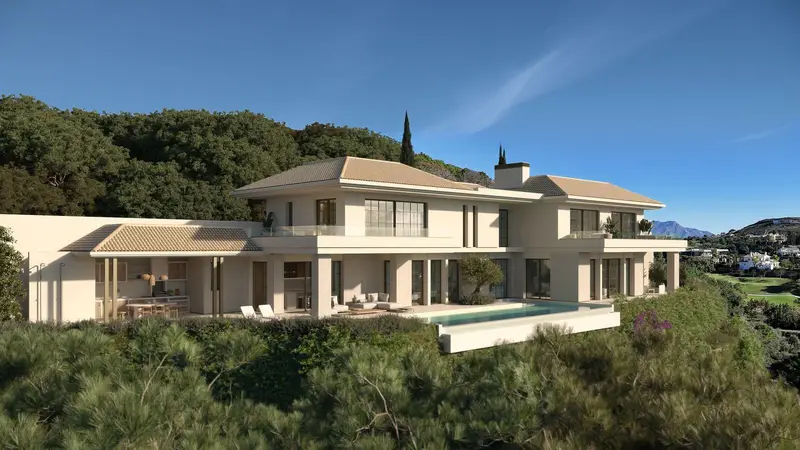 Villa de Lujo 4 Dormitorios Benahavis Vistas Golf Mar