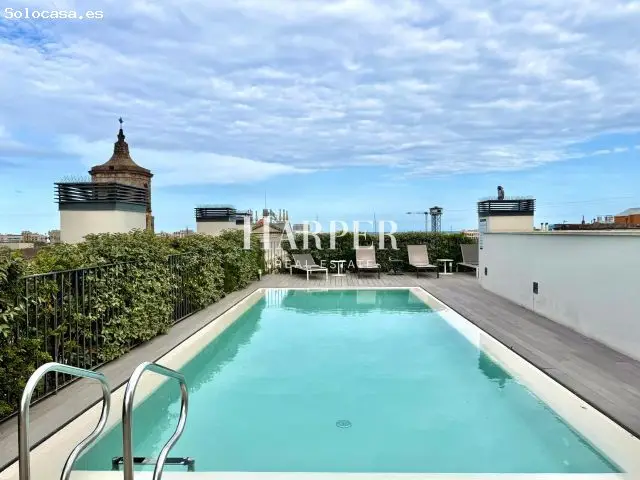 Alquiler Temporada Piso 2 Habitaciones Barrio Gótico Terraza Piscina