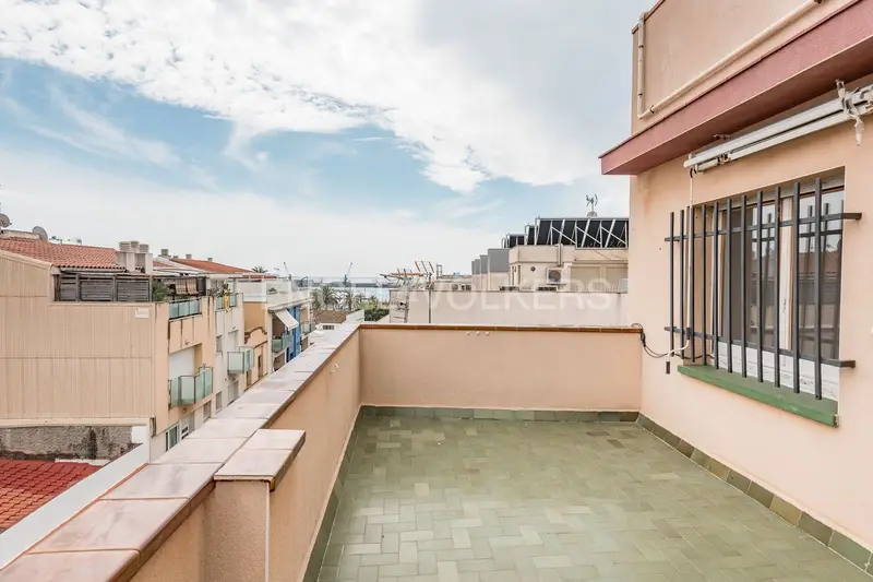 Atico con vistas al mar en Vilanova i la Geltru