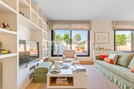 Atico en venta Les Tres Torres Barcelona terraza