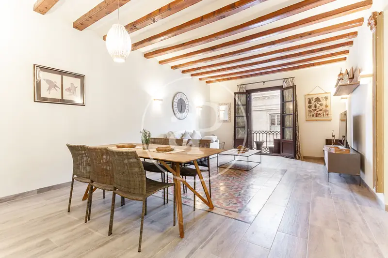 Piso en Alquiler en el Born Barcelona 95m2 Amueblado Terraza 2 Habitaciones