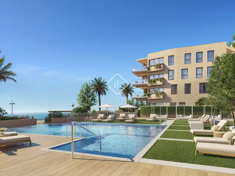 Apartamento en venta en Cubelles, Barcelona - Primera linea de playa