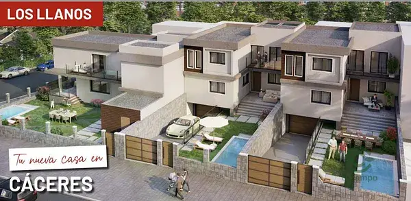 Vivienda en Los Llanos Cáceres con Piscina y Jardín