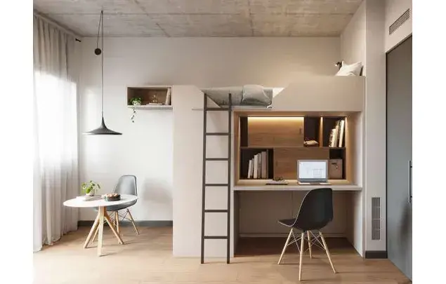 Estudio Amueblado en Residencia Barcelona