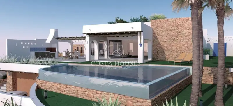 Villa de Lujo en Portet Moraira 4 Dormitorios Estilo Ibiza