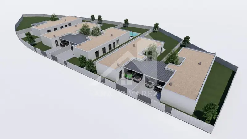 Venta Parcela con Proyecto de Casa en Mourente Pontevedra