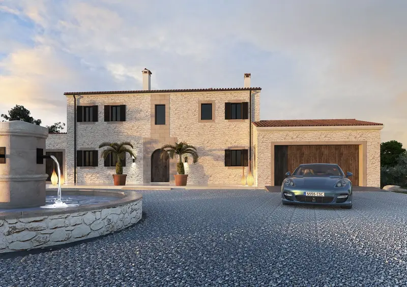 Finca en venta Santanyi Mallorca 600m2 nueva construccion