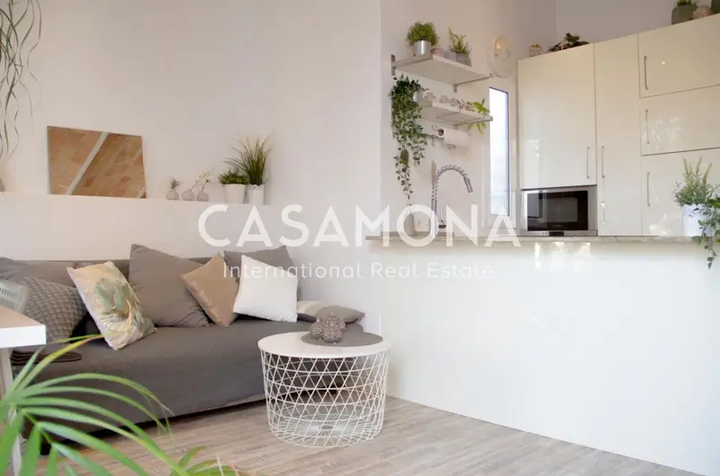 Apartamento con Terraza en Poble Sec Alquiler Mensual