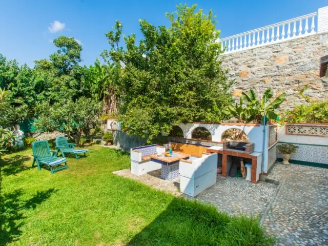 Casa Rural 4 Personas Almuñécar Chimenea Jardin Barbacoa