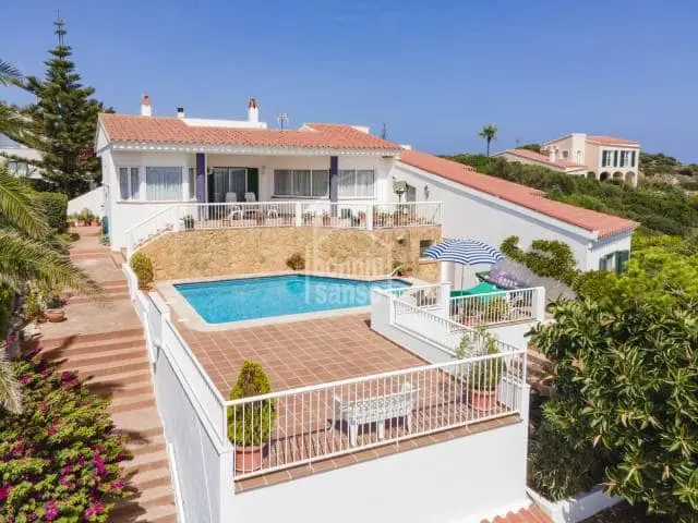 Chalet en Cala Llonga Mahon Menorca con vistas al Puerto