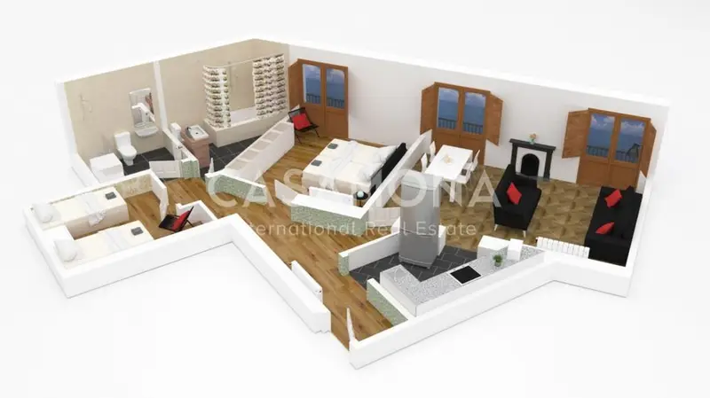 Apartamento Moderno 2 Dormitorios Barcelona Centro