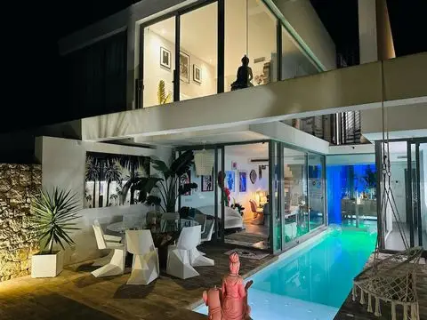 Casa Villa 3 Dormitorios San Jose Ibiza Piscina Privada Vistas Mar