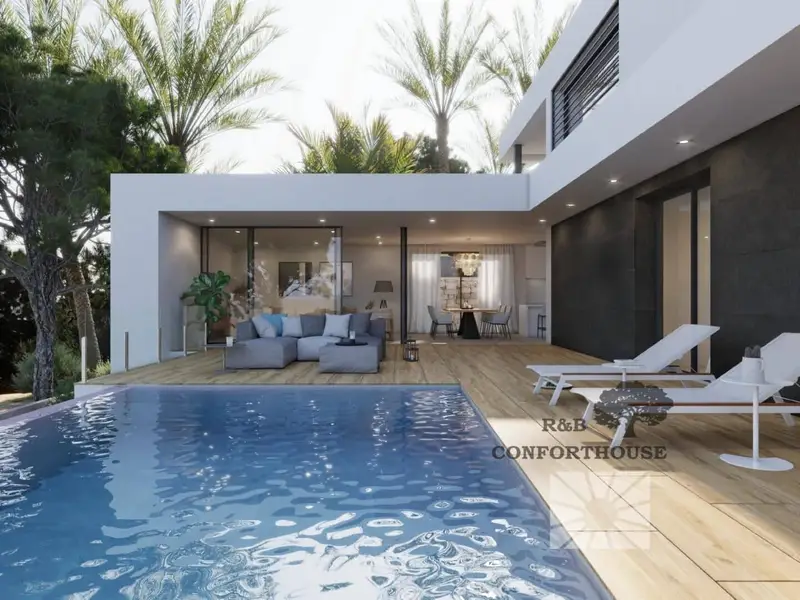 Villa Moderna con Vistas al Mar en Cumbre del Sol