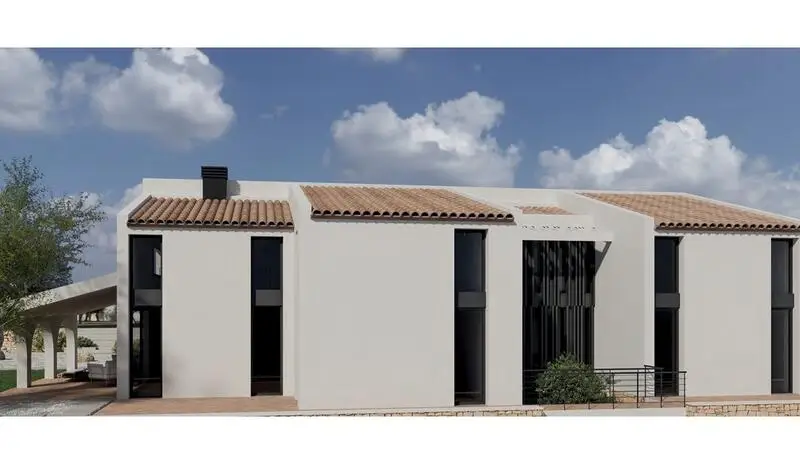 Villa Moderna en Teulada 4 Dormitorios Piscina Jardin