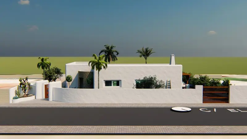 Casa en Venta Alfaz del Pi Estilo Ibicenco Piscina 3 Dormitorios