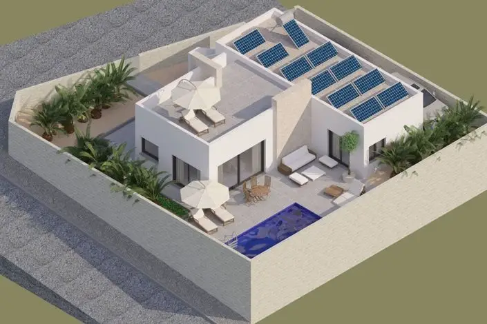 Villa Moderna 3 Dormitorios Piscina Privada Benijófar Costa Blanca