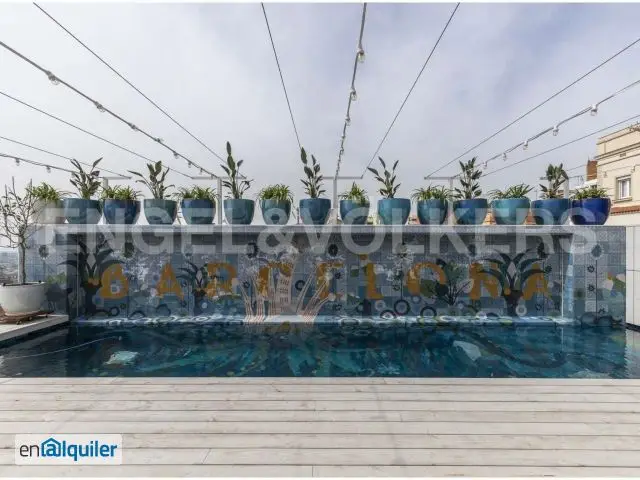 Alquiler Casa Amueblada con Terraza y Piscina en Barcelona