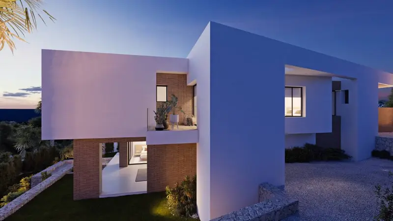 Casa Villa Moderna en Cumbre del Sol con Vistas al Mar