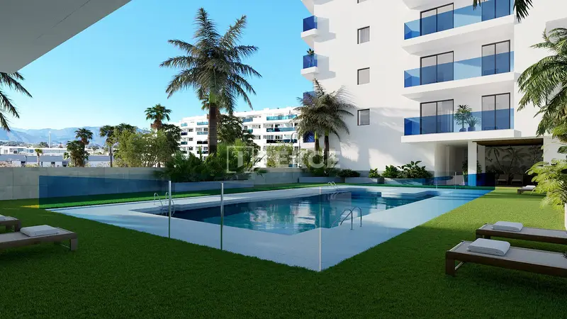 Apartamentos en Mijas Málaga con Piscina Cerca de Servicios