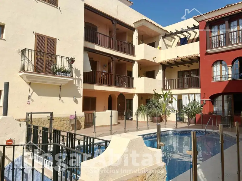 Apartamento en Villaricos con Piscina y Garaje Cerca de la Playa