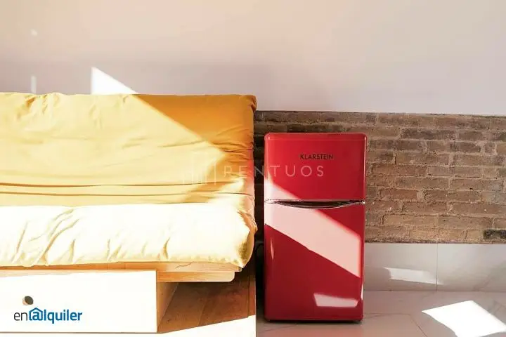 Loft Amueblado en Sants Exterior Cerca de Metro