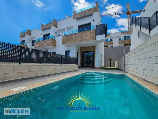 Alquiler casa aire acondicionado y piscina Polop