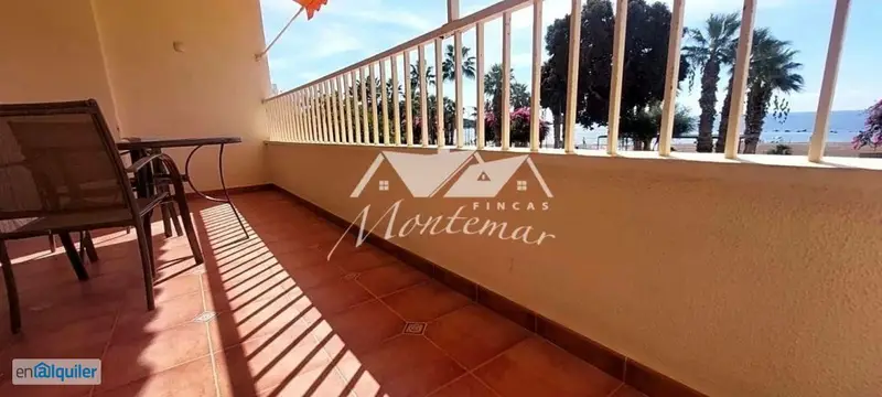 Apartamento Primera Linea de Playa Aguilas Alquiler Julio Agosto