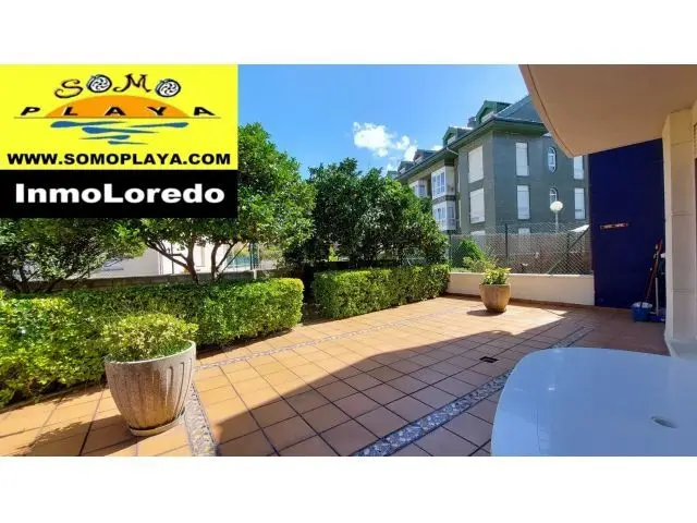 Apartamento en venta en Somo Cantabria con terraza y jardin