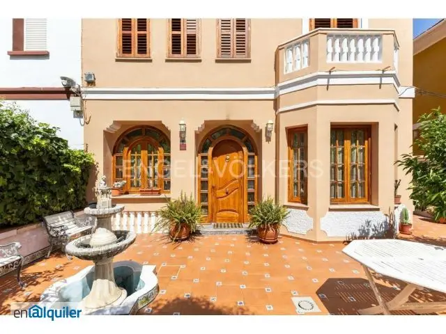 Alquiler Casa Amueblada Valencia 3 Dormitorios Jardin