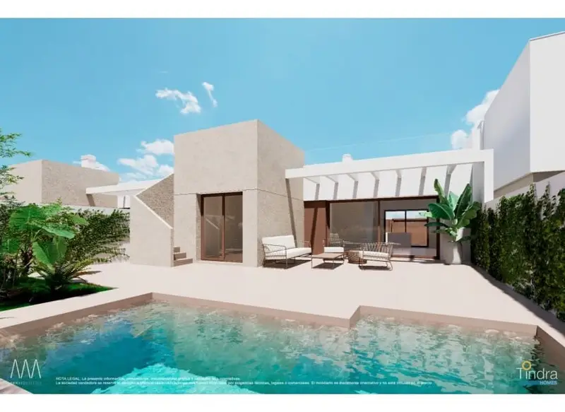 Chalet en venta Los Alcazares Murcia 3 dormitorios 2 banos piscina privada