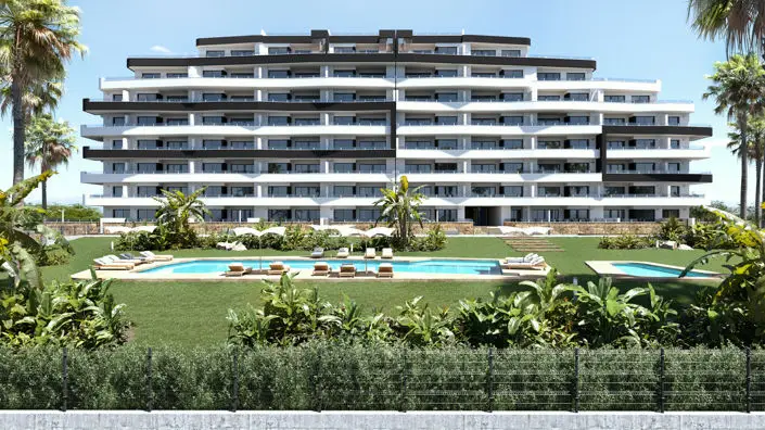 Atico 2 Dormitorios Costa Blanca Piscina Terraza Lujo