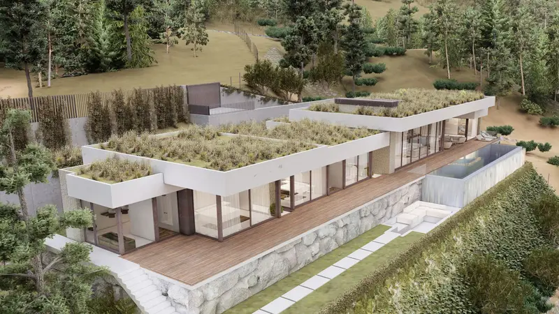 Terreno en Venta Benahavis Vistas al Mar Chalet de Lujo
