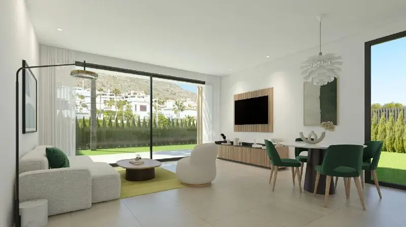 Venta Adosado Lujo Finestrat Vistas Mar 3 Dorm 3 Baños Jardin Piscina