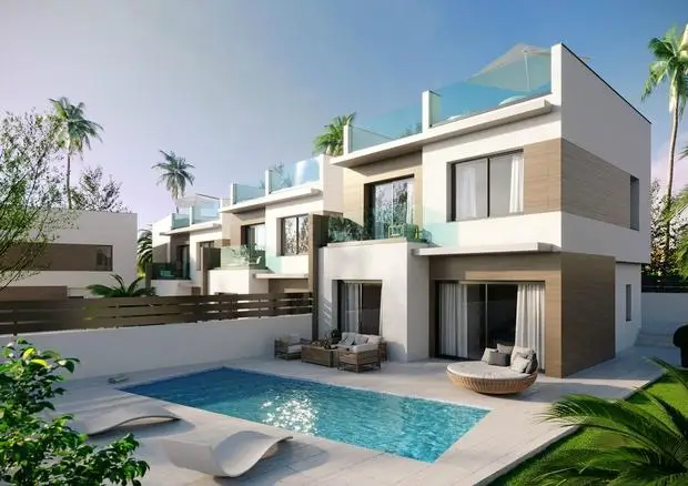 Villa 3 Dormitorios en Costa Blanca: Piscina, Solarium y Vistas