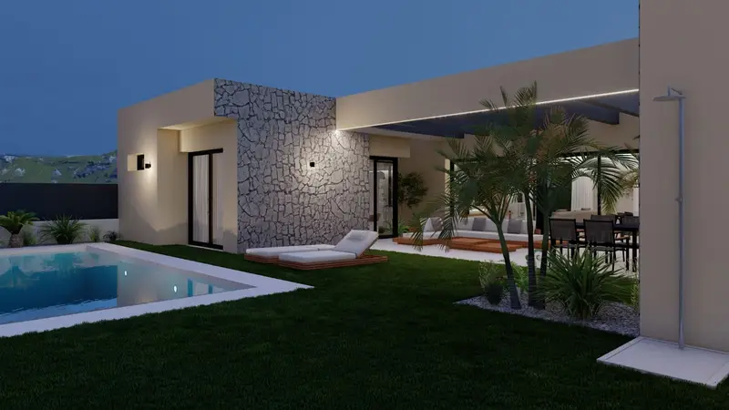 Villa de Lujo en Campo de Golf Murcia 4 Dormitorios Piscina Privada