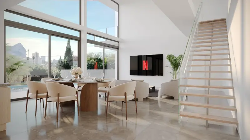 Villa en Merced Calpe con Vistas al Mar Piscina Privada y Jardin
