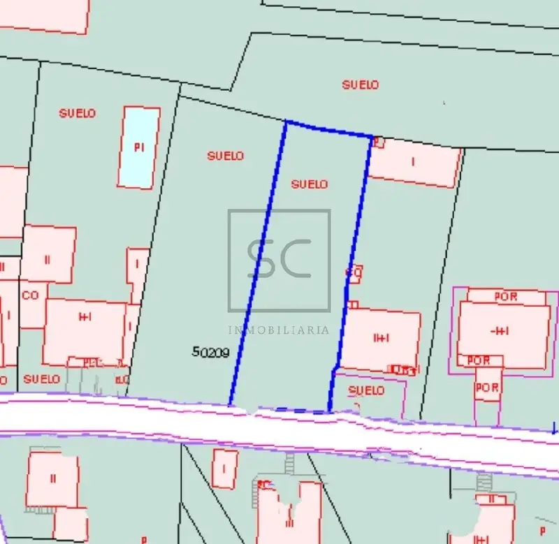 Venta Terreno Edificable en Maniños Fene 619m2