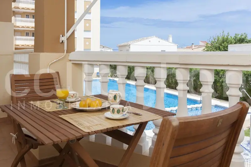 Adosado en Oliva Nova con Vistas al Mar y Piscina