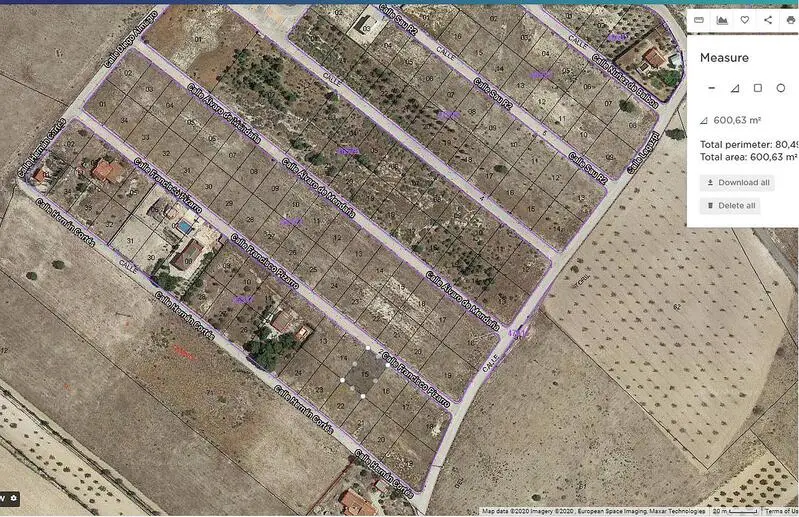 Solar en Salinas Alicante 600m2