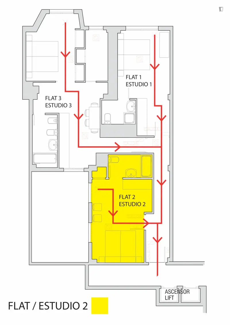 Apartamento Estudio Moderno Valencia Ciudad Artes Ciencias