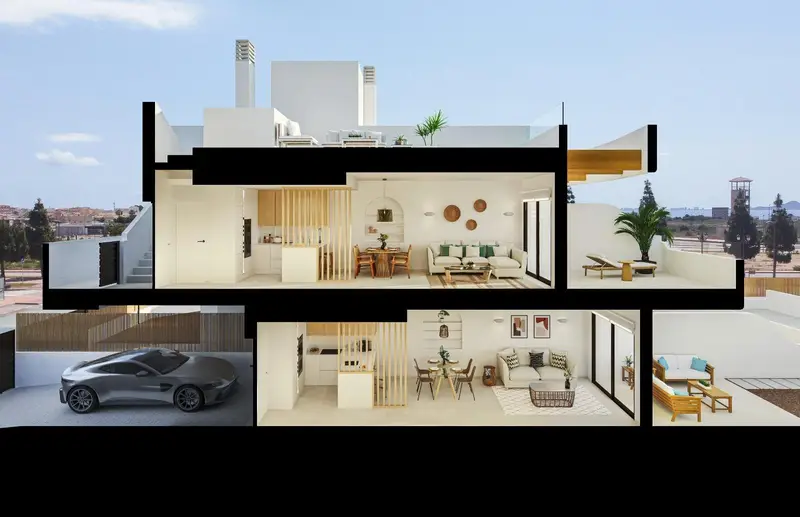 Complejo Residencial de Lujo en Los Alcázares - Apartamentos en Primera Línea de Playa